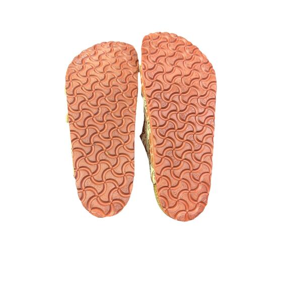 Birkenstock Florida Birko-flor Boho Flowers Earth Red Women’s Size 41 10 10.5 - Picture 7 of 8